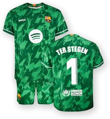 FC Barcelona 24/25 season goalkeeper jersey unisex kids : Amazon